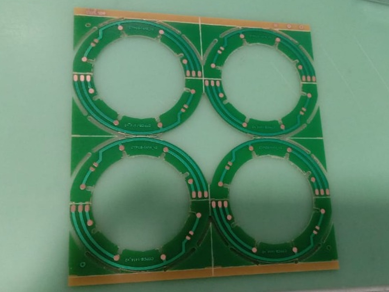 Real Circular Quadrant PCB